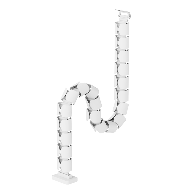 Мебель для геймеров - Органайзер для кабеля OfficePro White (CM630W)#2