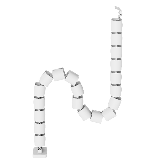 Мебель для геймеров - Органайзер для кабеля OfficePro White (CM630W)#3