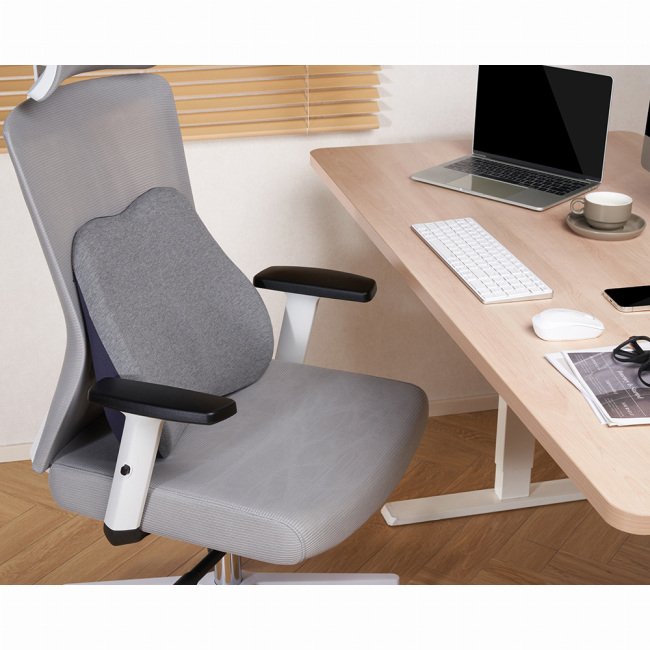 Мебель для геймеров - Подушка для поясницы OfficePro Gray (LP570G)#5