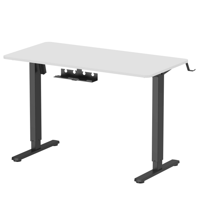 Меблі для геймерів - Стіл OfficePro З електрорегулюванням висоти White/black (ODE1260WB)#2