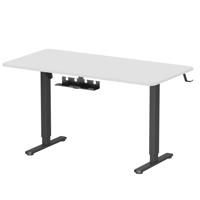Мебель для геймеров - Стол OfficePro С электрорегулировкой высоты White/black (ODE1470WB)#2