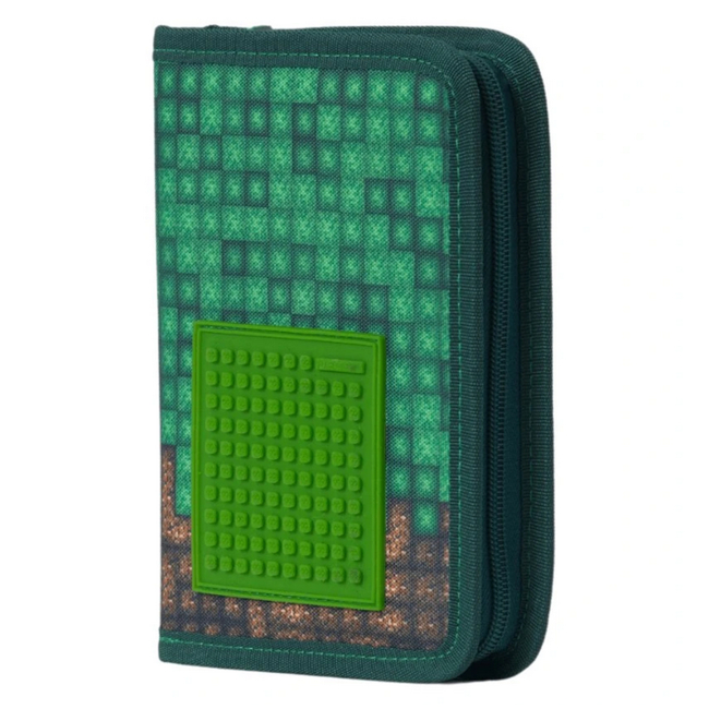 Пеналы и кошельки - Пенал Pixie Crew Minecraft с пикселями зелено-коричневый (PXA-04-73)#3