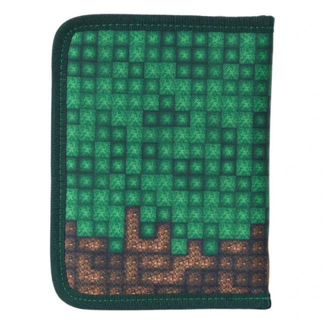 Пеналы и кошельки - Пенал Pixie Crew Minecraft с пикселями зелено-коричневый (PXA-04-73)#4