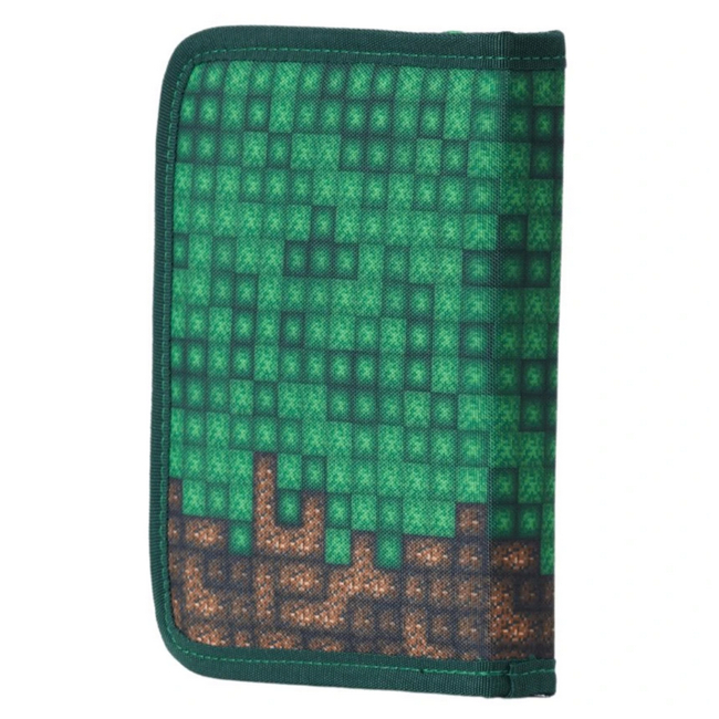 Пеналы и кошельки - Пенал Pixie Crew Minecraft с пикселями зелено-коричневый (PXA-04-73)#6