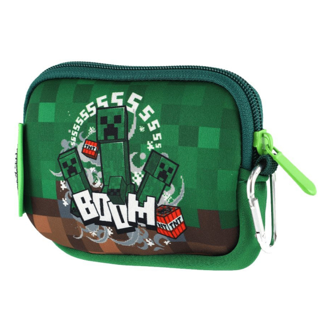Пенали та гаманці - Пенал Pixie Crew Minecraft Boom з пікселями зелений (PXA-02-35)#2