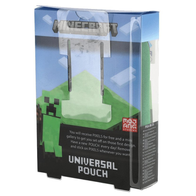 Пенали та гаманці - Пенал Pixie Crew Minecraft Boom з пікселями зелений (PXA-02-35)#5