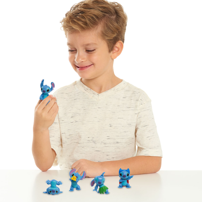Фигурки персонажей - Игровая фигурка Stitch W2 Танцующий в зеленой юбке Стич (46260-1/2)#3