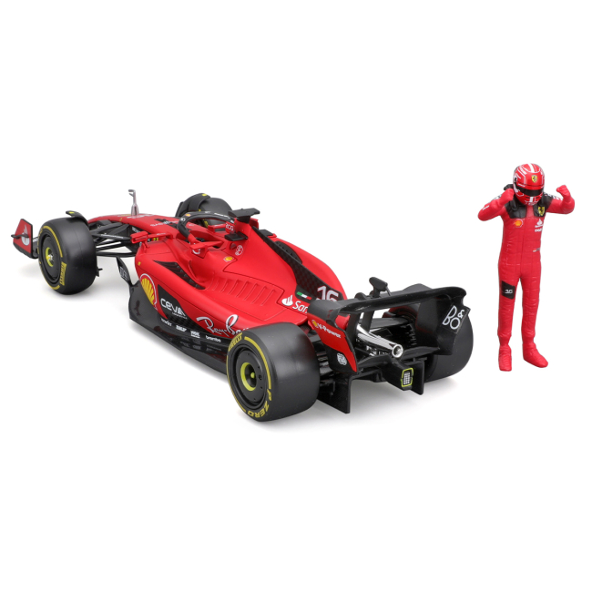 Автомоделі - Автомодель Bburago Racing Ferrari SF-23 з фігуркою в асортименті (18-26809)#2