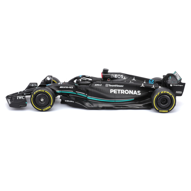Автомодели - Автомодель Bburago Racе Mercedes-AMG F1 W14 E Performance с фигуркой в ассортименте (18-28037)#4