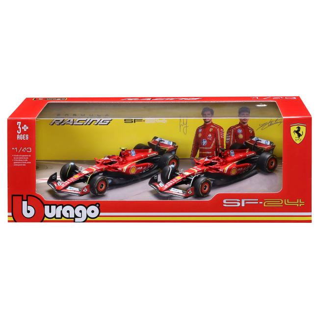 Автомодели - Набор автомоделей Bburago Racing Ferrari SF-24 (18-36839)#10