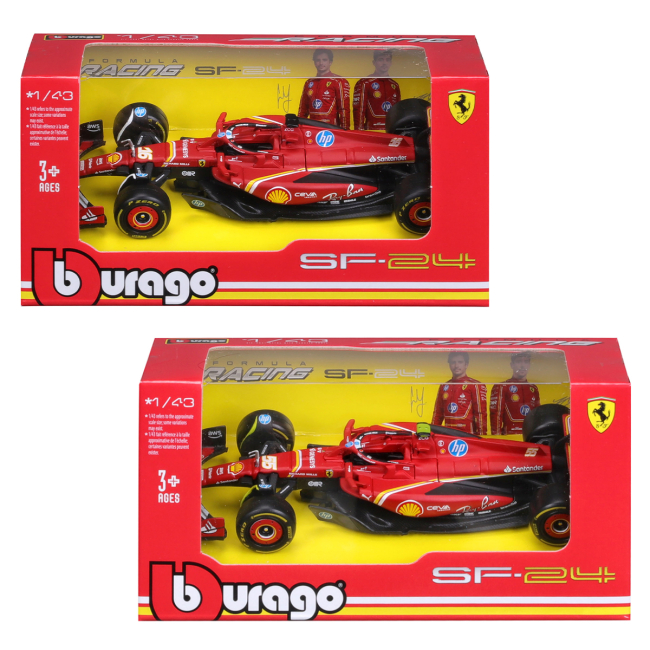 Автомодели - Автомодель Bburago Racing Ferrari SF-24 в ассортименте (18-36844)#2