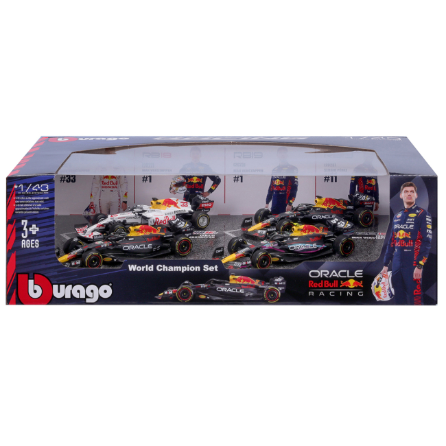Автомоделі - Набір автомоделей Bburago Racing Red Bull (18-38092)#2
