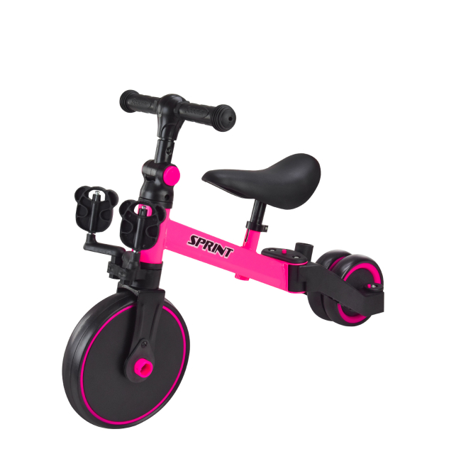 Велосипеды - Велосипед Країна Іграшок Трехколесный 2 в 1 розовый (TR2451)#4
