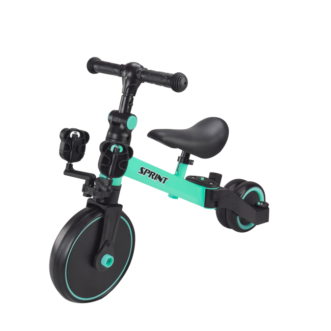 Велосипеды - Велосипед Країна Іграшок​ Трехколесный 2 в 1 бирюзовый (TR2452)#4