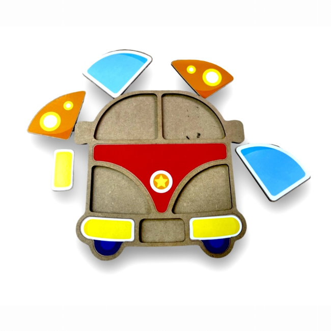 Развивающие игрушки - Сортер Apli Krapli Автомобиль (2222438698019)#2