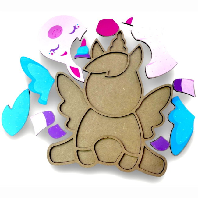 Развивающие игрушки - Сортер Apli Krapli Единорог (2222422948014)#2