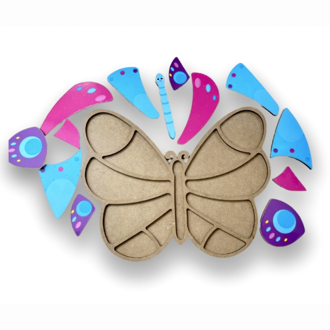 Развивающие игрушки - Сортер Apli Krapli Бабочка (2222438699016)#3