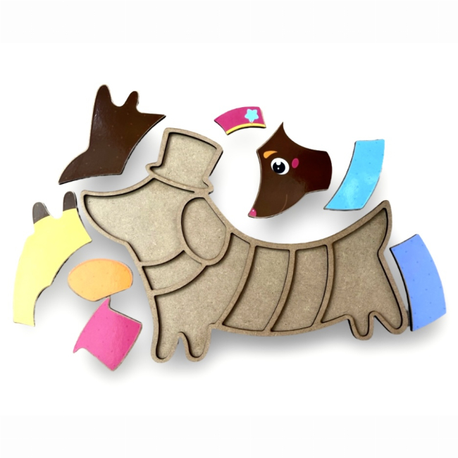 Развивающие игрушки - Сортер Apli Krapli Собачка (2222438694011)#3