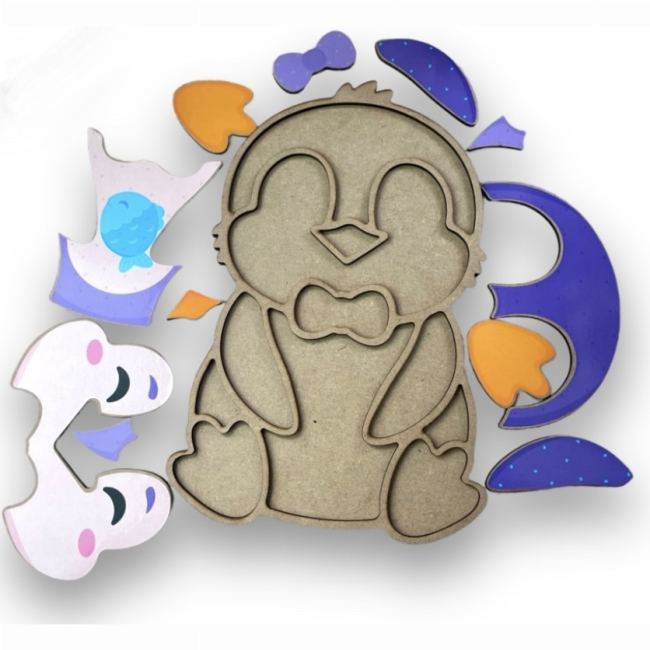 Развивающие игрушки - Сортер Apli Krapli Пингвинчик (2222438701016)#3