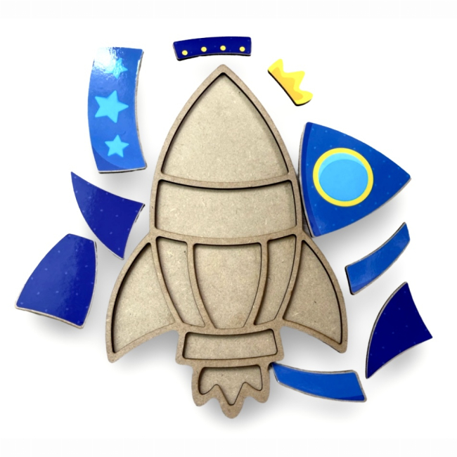 Розвивальні іграшки - Сортер Apli Krapli Ракета (2222422949011)#2