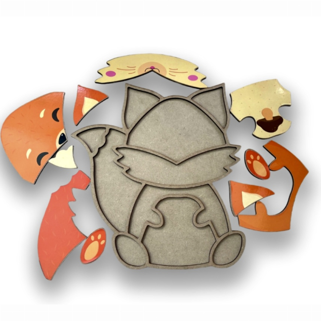 Развивающие игрушки - Сортер Apli Krapli Лисичка (2222438695018)#2