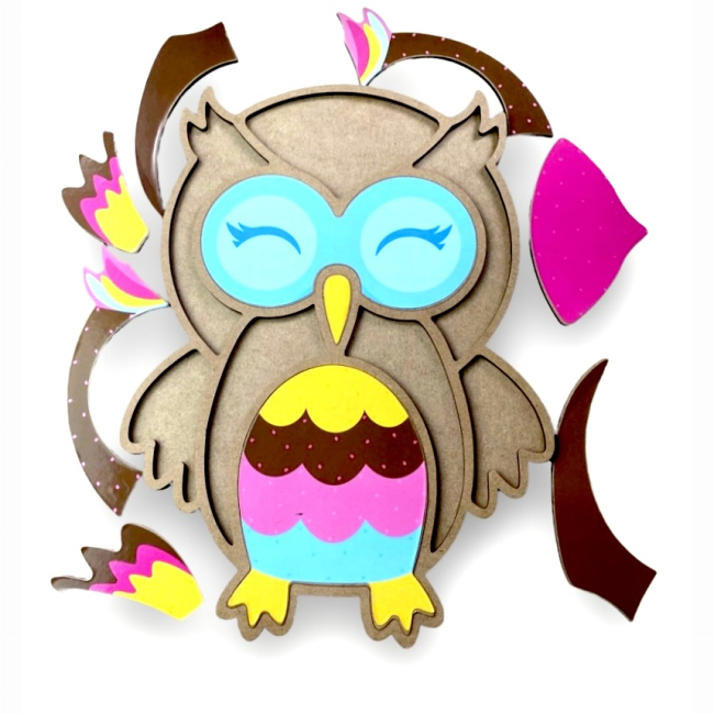 Розвивальні іграшки - Сортер Apli Krapli Сова (2222422950017)#2