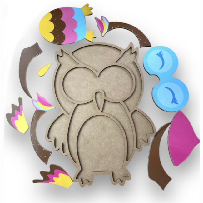 Розвивальні іграшки - Сортер Apli Krapli Сова (2222422950017)#3