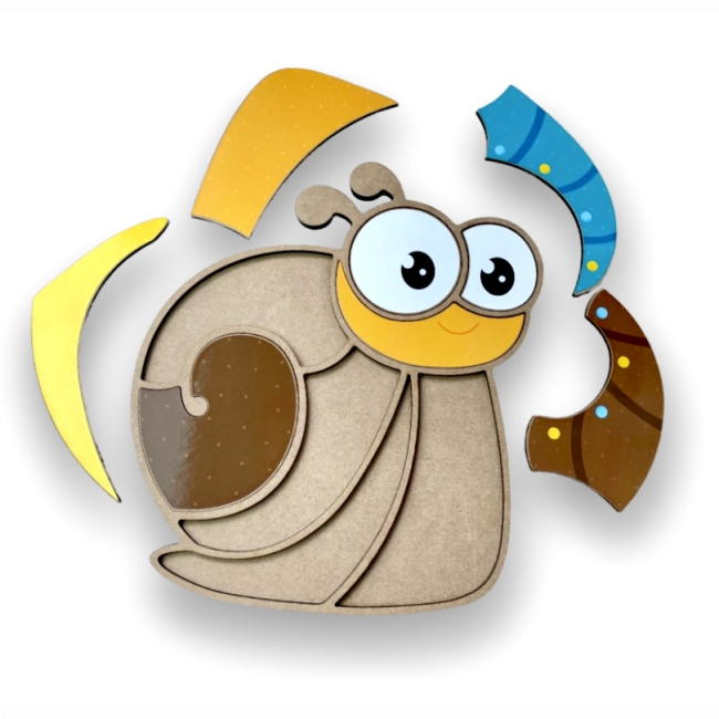 Развивающие игрушки - Сортер Apli Krapli Улитка (2222438697012)#2