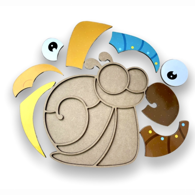 Развивающие игрушки - Сортер Apli Krapli Улитка (2222438697012)#3