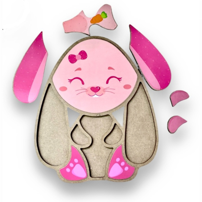 Розвивальні іграшки - Сортер Apli Krapli Зайчик (2222422956019)#2