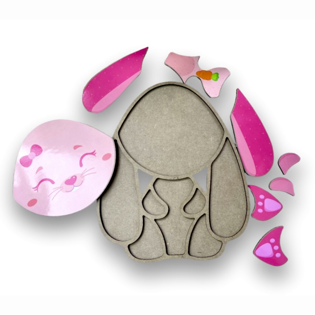 Розвивальні іграшки - Сортер Apli Krapli Зайчик (2222422956019)#3