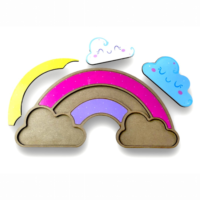 Развивающие игрушки - Сортер Apli Krapli Радуга (2222422954015)#2