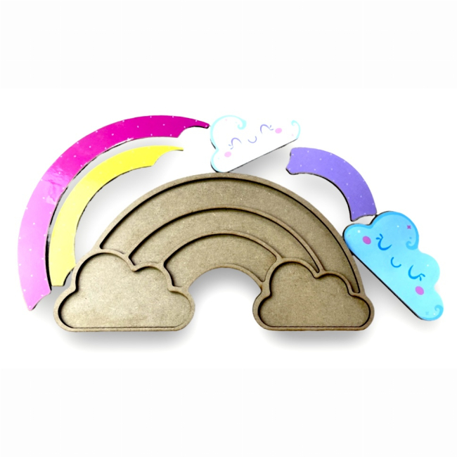 Развивающие игрушки - Сортер Apli Krapli Радуга (2222422954015)#3