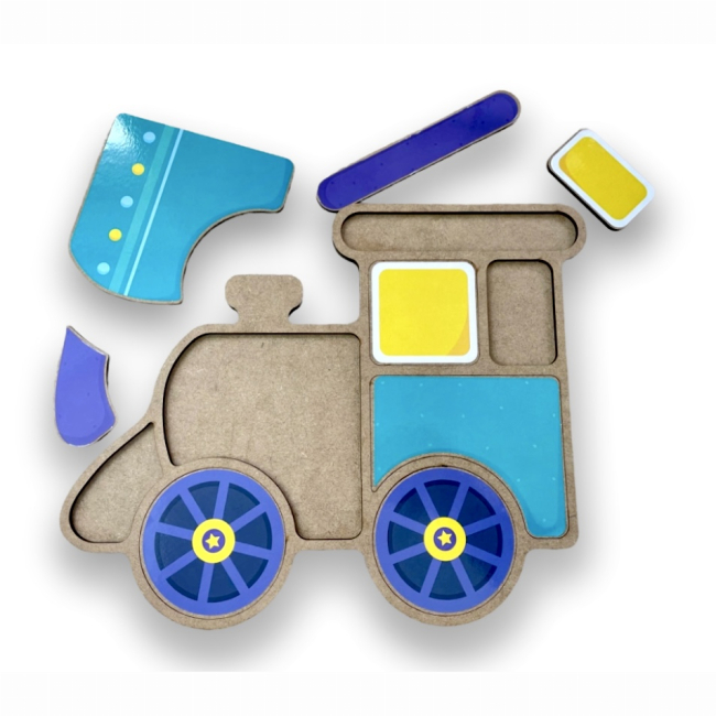 Развивающие игрушки - Сортер Apli Krapli Поезд (2222438696015)#2