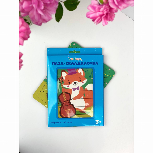 Розвивальні іграшки - Сортер Apli Krapli Музиканти Лисеня (4820198701604)#2