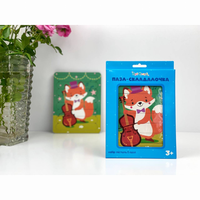 Розвивальні іграшки - Сортер Apli Krapli Музиканти Лисеня (4820198701604)#4