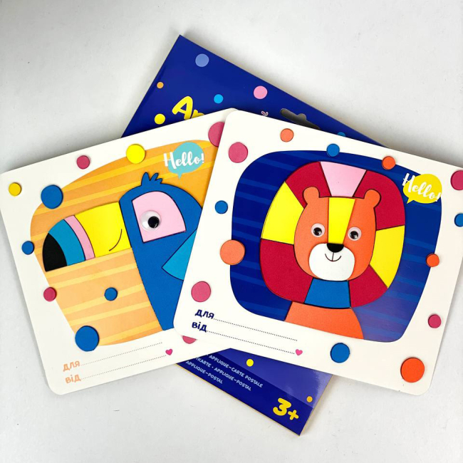 Набори для творчості - Набір для творчості Apli Krapli Туканчик і левеня (4820198701888)#2