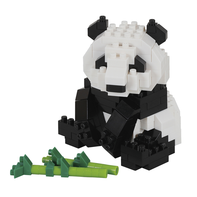 Блокові конструктори - Конструктор Nаnoblock Велика панда 220 елементів (124115)#2