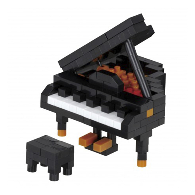 Блокові конструктори - Конструктор Nаnoblock Рояль 190 елементів (124122)#2