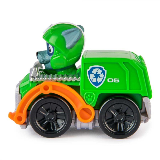 Фигурки персонажей - Игровая фигурка Paw Patrol Air rescue Мини спасательный автомобиль с водителем Рокки (SM17791/4135)#3