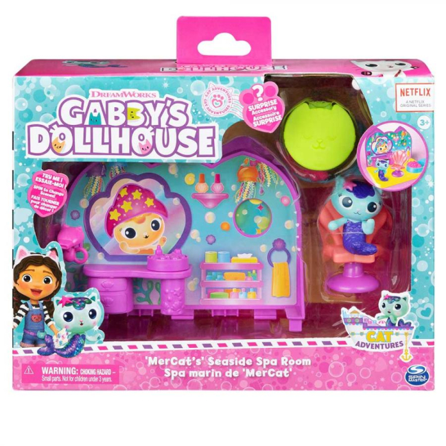 Фигурки персонажей - Игровой набор Gabby's Dollhouse Морская Спа-комната (SM36203/6068286)#4