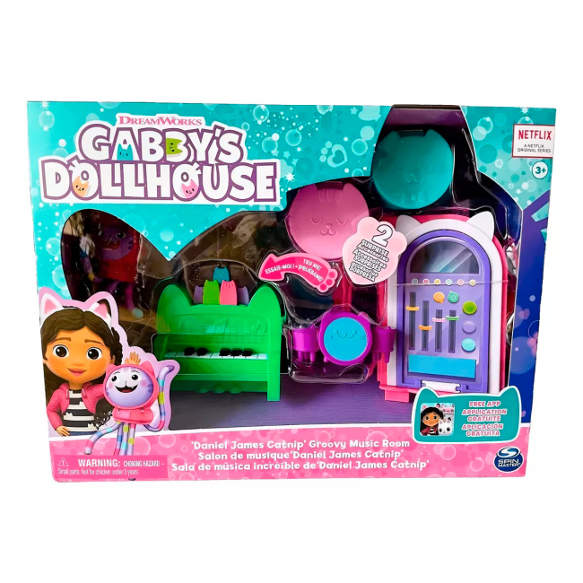 Фигурки персонажей - Игровой набор Gabby's Dollhouse Музыкальный зал диджея Мяукота (SM36203/6065830)#7
