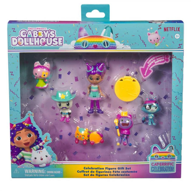 Фигурки персонажей - Игровой набор Gabby's Dollhouse Вечеринка (SM36204/6069603)#4