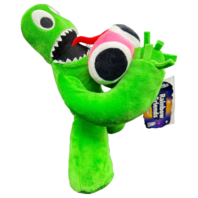 Персонажи мультфильмов - Мягкая игрушка PhatMojo Rainbow Friends зеленый (124088)#2