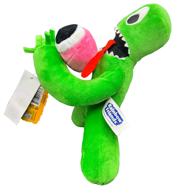 Персонажи мультфильмов - Мягкая игрушка PhatMojo Rainbow Friends зеленый (124088)#3