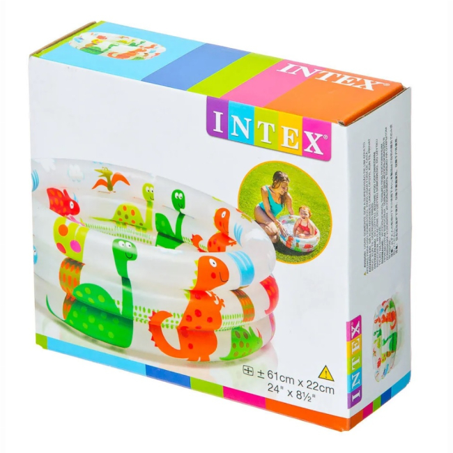 Для пляжа и плавания - Бассейн надувной INTEX Зверята (57106)#2