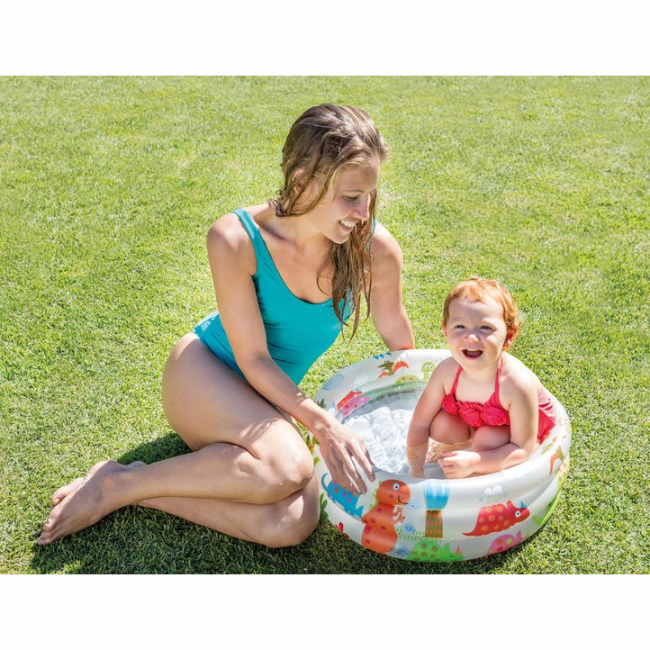 Для пляжа и плавания - Бассейн надувной INTEX Зверята (57106)#3