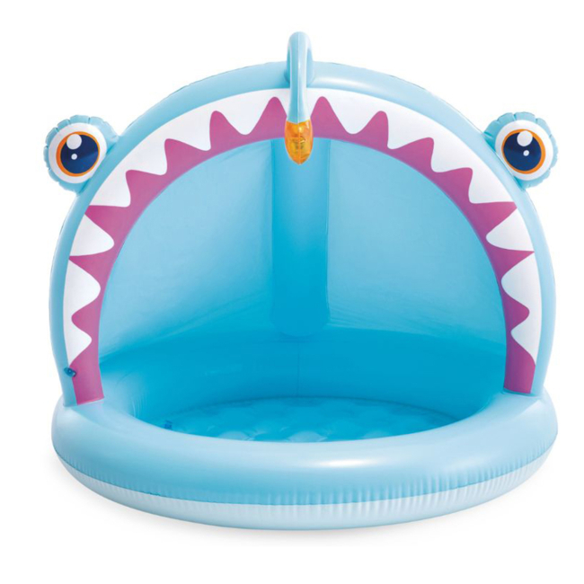 Для пляжу і плавання - Басейн надувний INTEX Акула (58419)#2