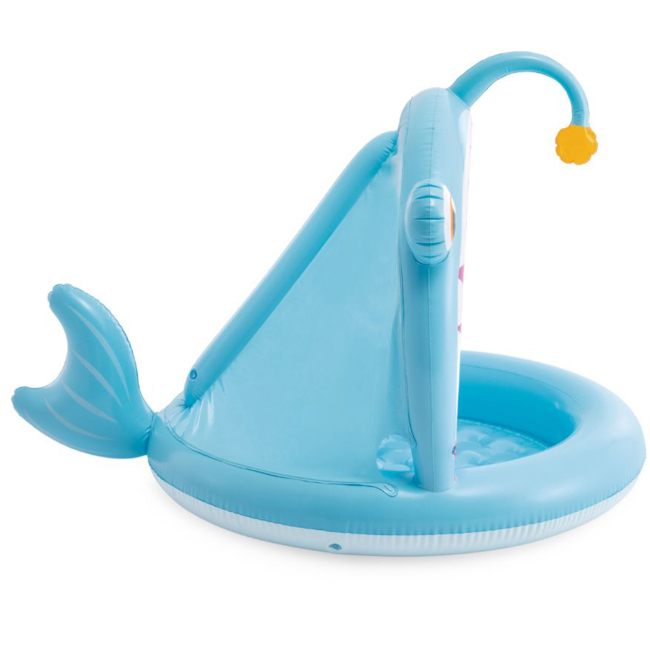 Для пляжу і плавання - Басейн надувний INTEX Акула (58419)#3