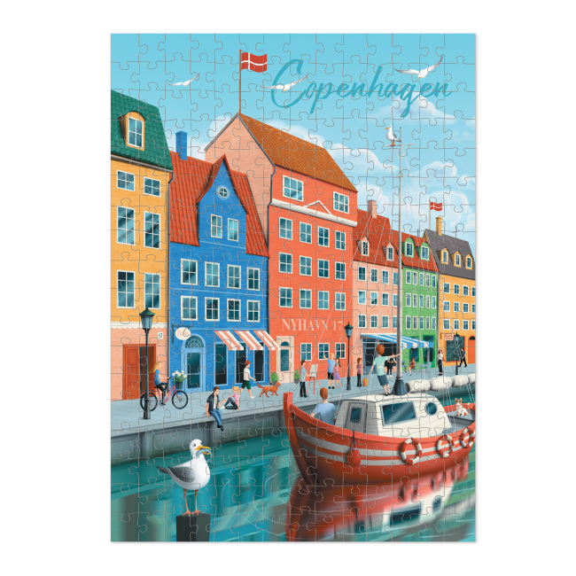 Пазлы - Пазл DoDo Cities Easy-M Копенгаген 250 элементов (300645)#2